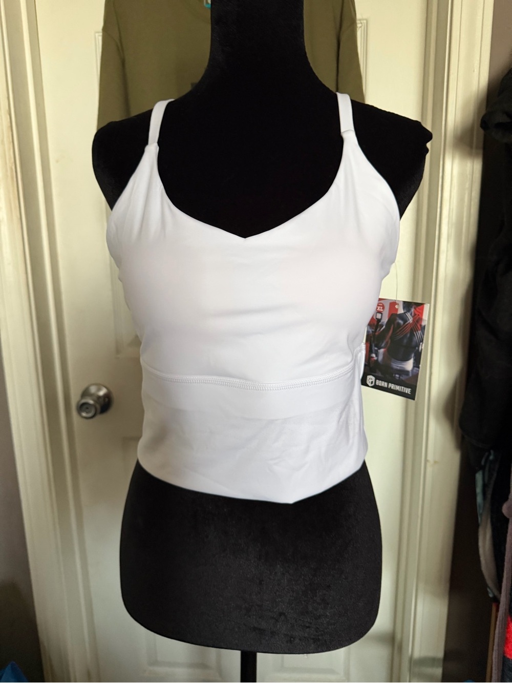 Born Primitive White Women’s Own The Day Sports Bra 2.0